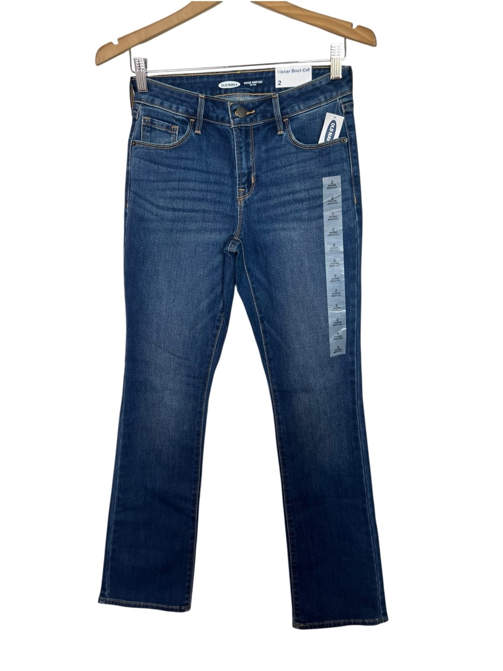 Old Navy NWT Size 2 Kicker Bootcut Blue Jeans